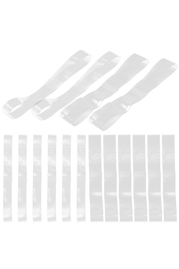 8 Pairs of Heels Back Strap Transparent TPU Fixing Buckle Design for Daily Life