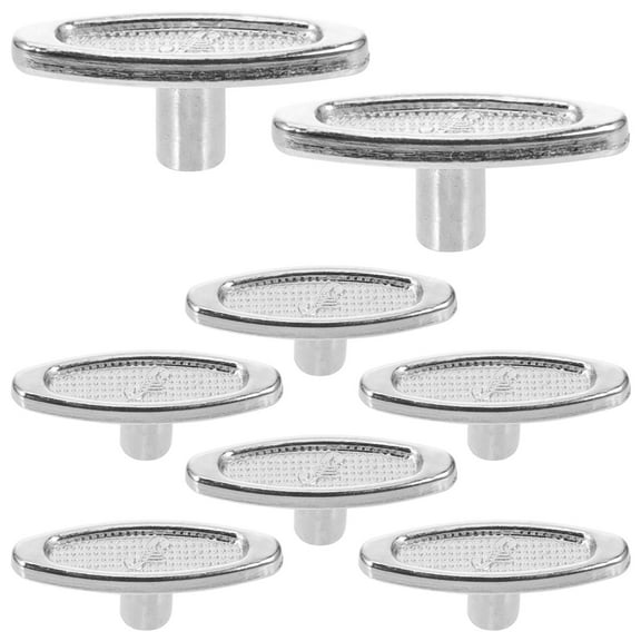 FELTECHELECTR T Shape Bar for Music Box, Silver Iron, Lightweight and , 8Pcs