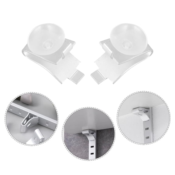 FELTECHELECTR 8pcs Cabinet Shelf Clips Shelf Support Clip File Cabinet Shelving Clamps Pilasters Shelf Clips
