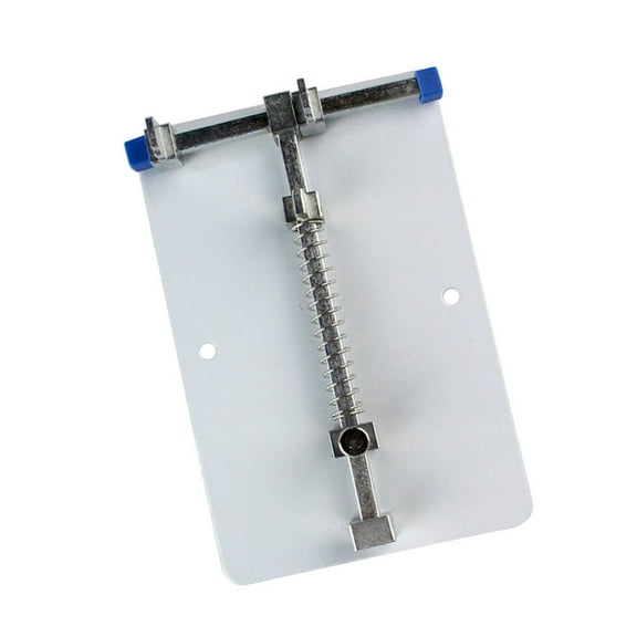 FELTECHELECTR Adjustable PCB Circuit Board Holder Fixture Tool, 1 Piece Steel Rectangular Clamp for Technicians