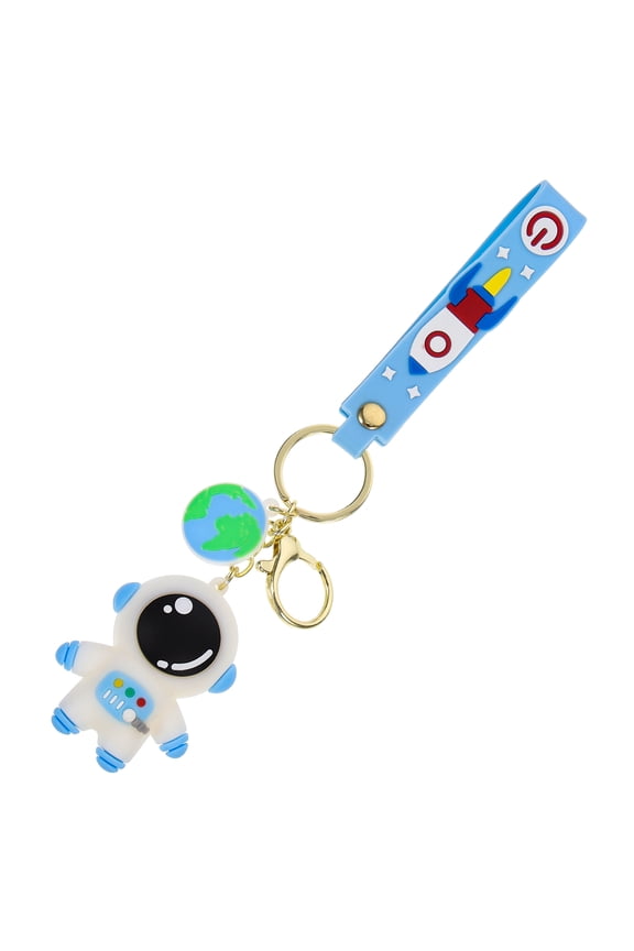 Cartoon Astronaut Keychain, Scratch Resistant, Easy to Clean, Space-Themed Key , 1 Piece
