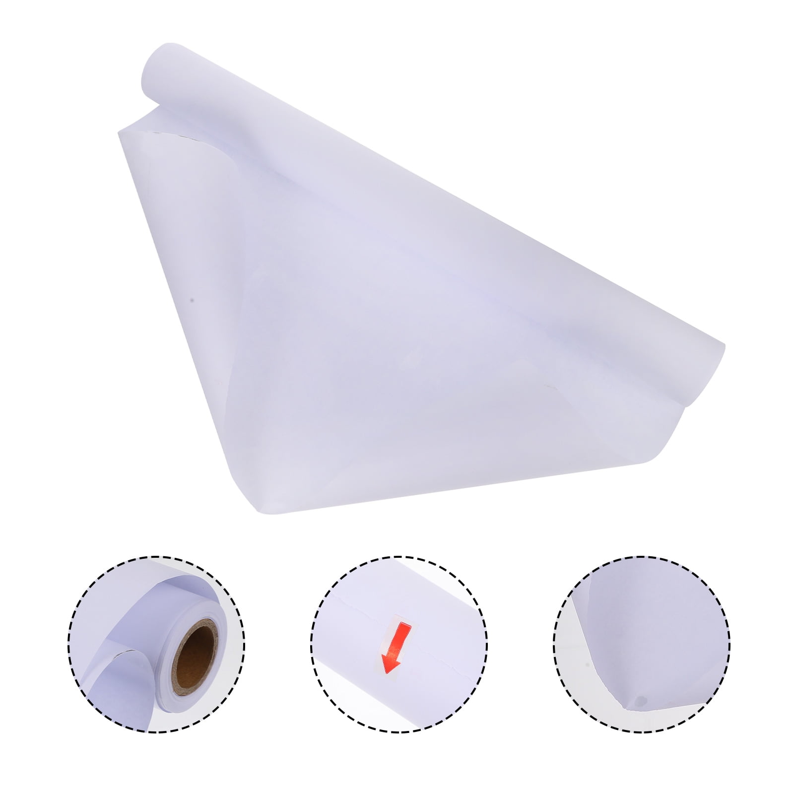 FELTECHELECTR Banner Paper Roll 2 Rolls for Kids Graffiti Drawing White ...