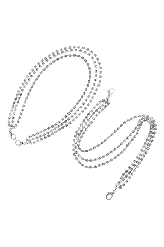 Boot Chains Sophisticated Rhinestone Zinc Alloy 1 Pair Decorative Effect for Shoes