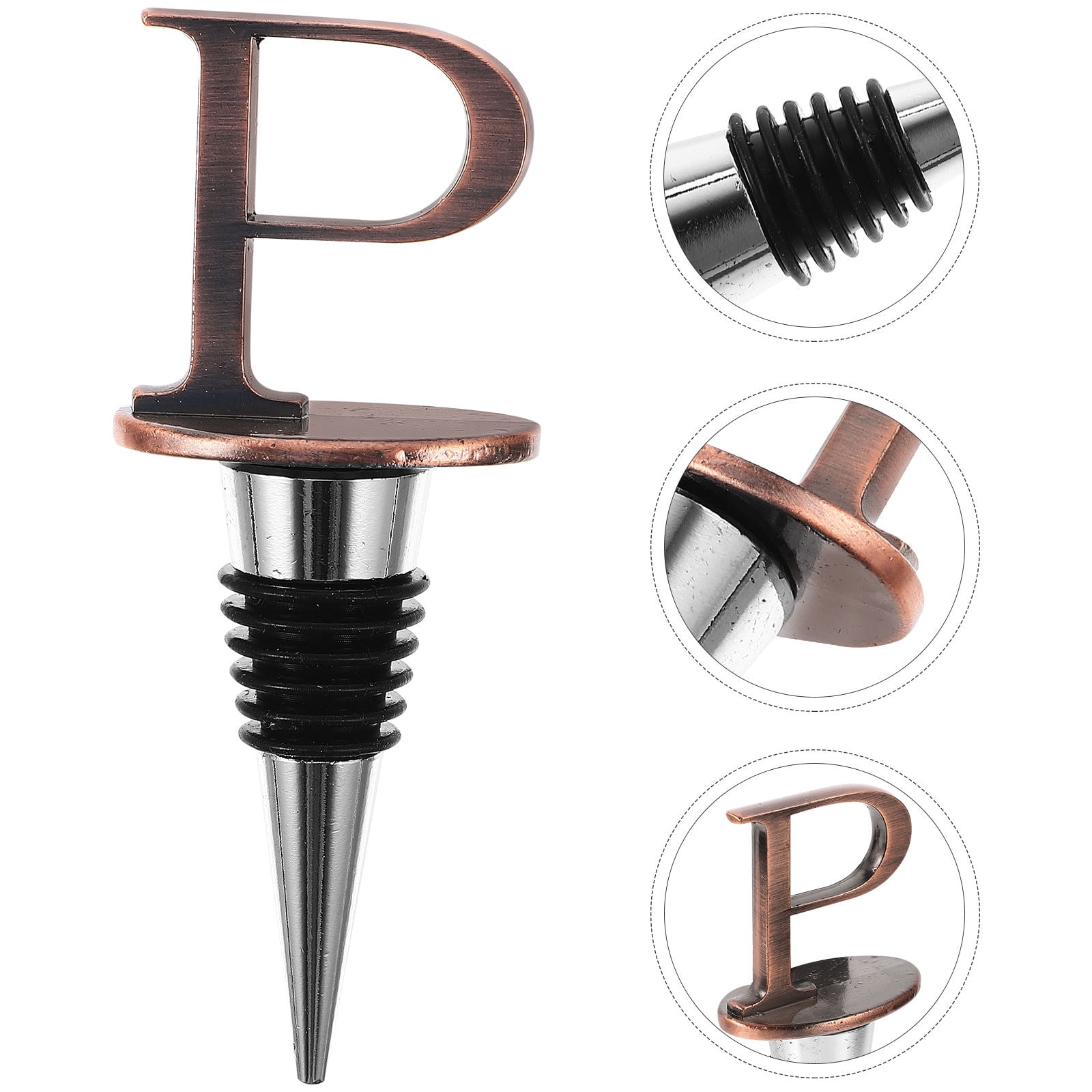 FELTECHELECTR Round Edges Bottle Stopper Modern Wine Plug 1Pcs ...