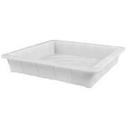 FELTECHELECTR White Plastic Brick Molds Set 9.8x9.8x2in Concrete Pavement Stone Molds for Garden, Patio, and Outdoor Projects