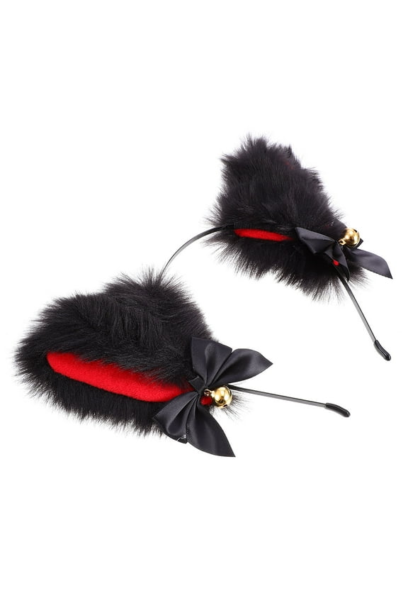 Cat Ears Headband with Fluffy Design 1Pack Fabric Costume Accessory