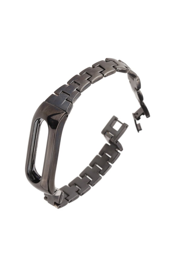 Black Stainless Steel Comfortable 2-Strap Band, 8.5 x 0.8 x 0.2 Inches, 1 Piece