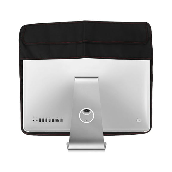 FELTECHELECTR Dust Cover for Computer 27 Inch Black 1Pack Polyester Rectangular for Desktops