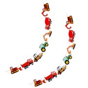 FELTECHELECTR Excavator Truck Assorted Color Lightweight Durable Party Wall Ornament