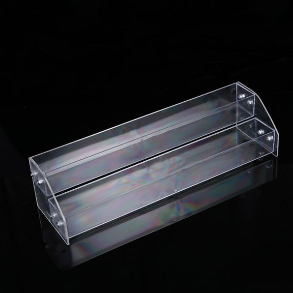 FELTECHELECTR Fingernail Polish Organizer 1Pcs 31x5.7x4.9in Clear Storage Box For Women