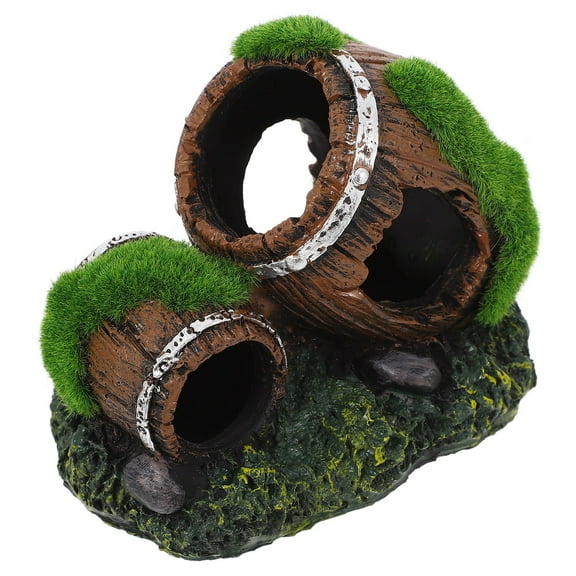 FELTECHELECTR Fish Tank Castle Resin Aquarium Decor for Underwater Environment 1Pack