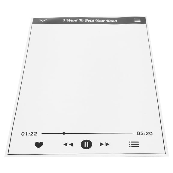 FELTECHELECTR Fridge Magnets Notepad 1Pack Erasable Soft Magnet Rectangle Home Use Daily Planning