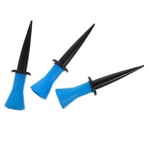 FELTECHELECTR Golf Training Tee Elastic Golfs Tees with Simple Design Round Shape 3Pcs