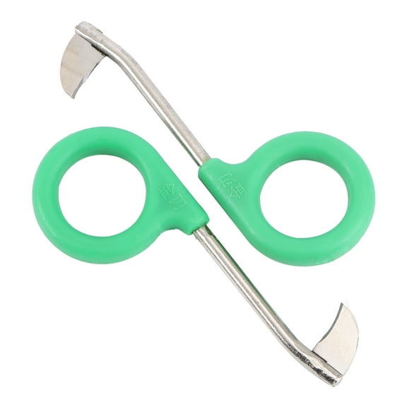 FELTECHELECTR Green 2Pcs Fine-Edged Ring Cutter for Stripping and Twisting Tool Steel