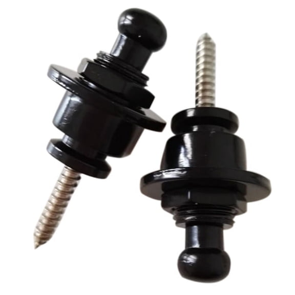 FELTECHELECTR Guitar Strap Buttons 2Pcs for Electric Bass Zinc Alloy 1.8in