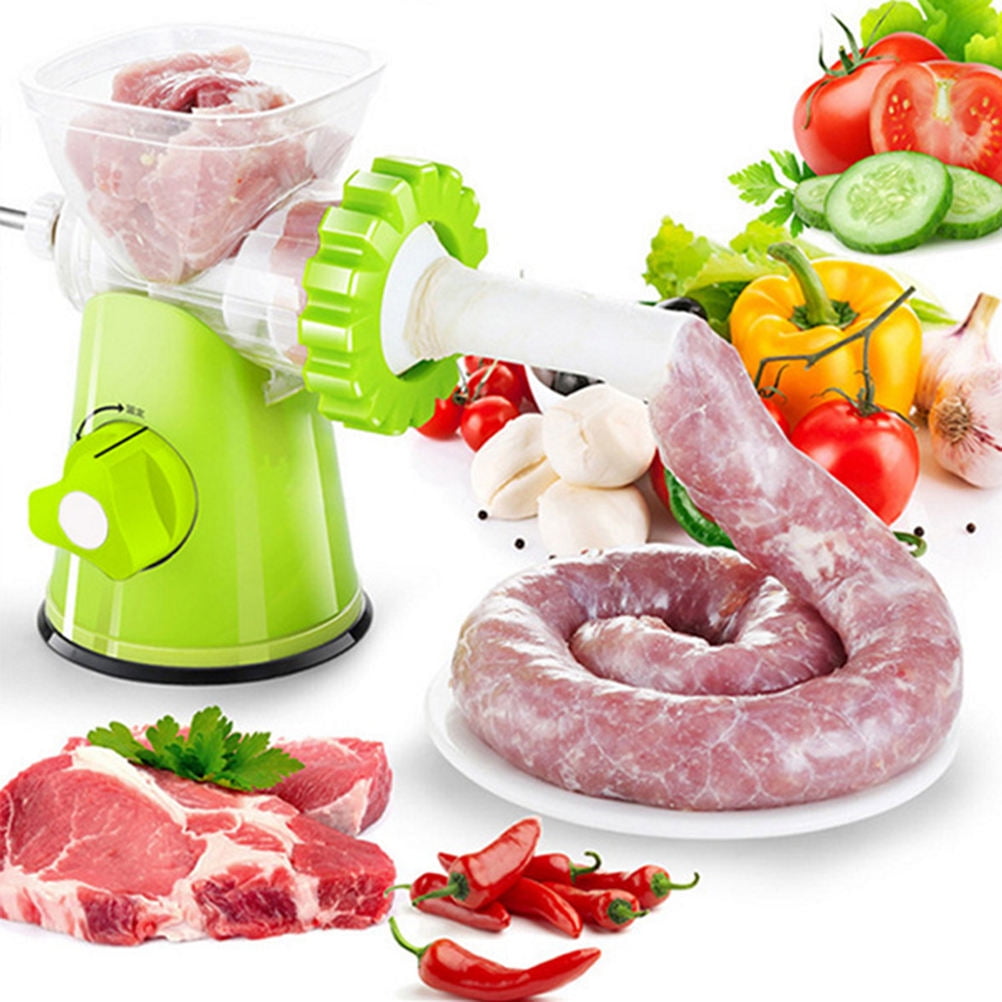 FELTECHELECTR Hand Crank Mincer 1Pack for Sausage Making Meats ...