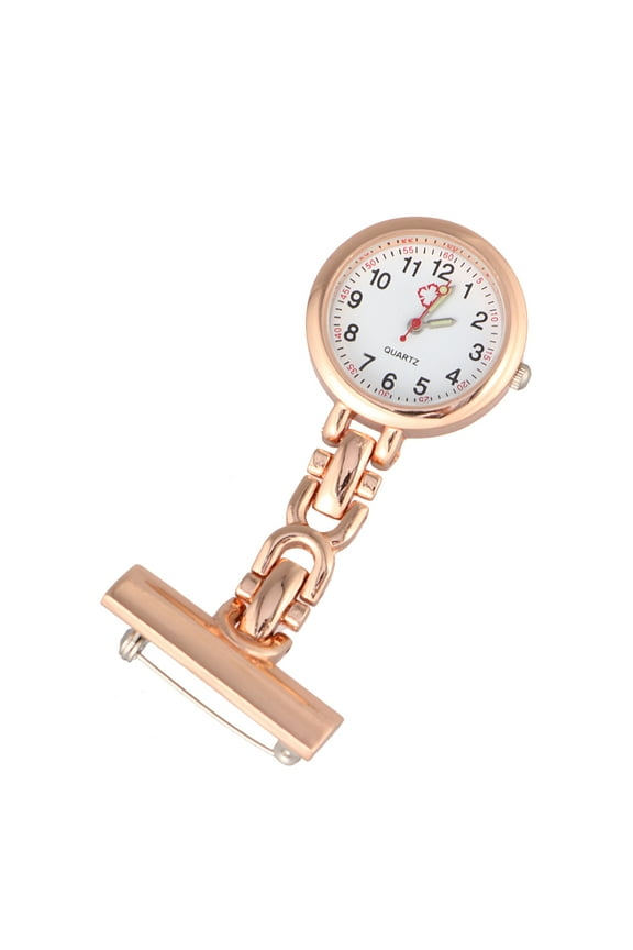 Krankenschwester Ansteckuhren Nurse Pocket Watch Golden 1Pack