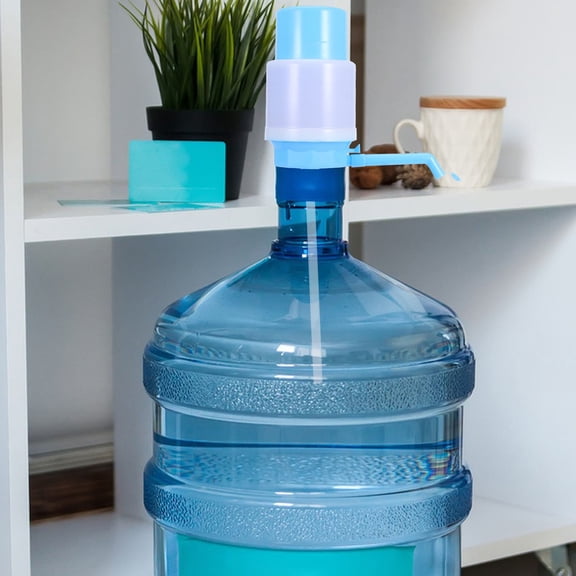 FELTECHELECTR Manual Water Bottle Pump, Hand Press Portable Water Dispenser Pump for Bottled Water Use