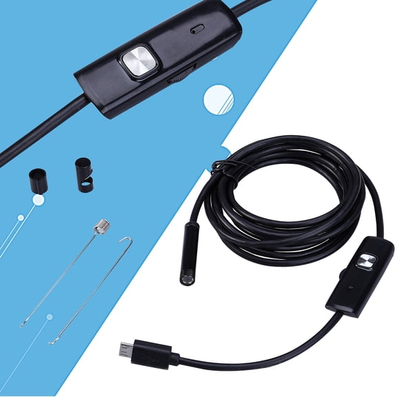FELTECHELECTR Inspection Camera Black Assorted Color 19.7in Length for HVAC Drain Pipe Machine Equipment 1 Set