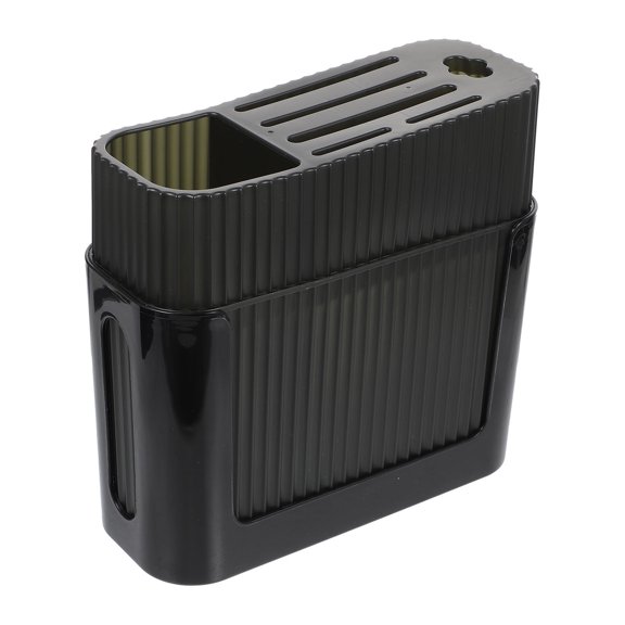 FELTECHELECTR Kitchen Cutter Holder Plastic Storage Stand Black Practical and Sturdy Organizer