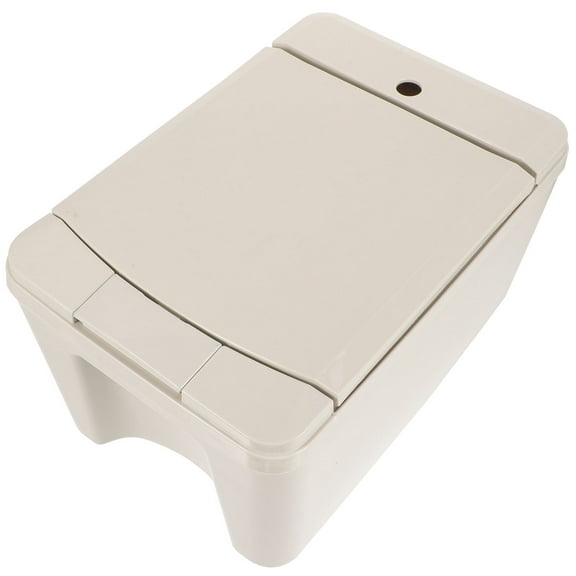 FELTECHELECTR Kitchen Tea Bucket Leaf Garbage Container with Lid Trash Bin