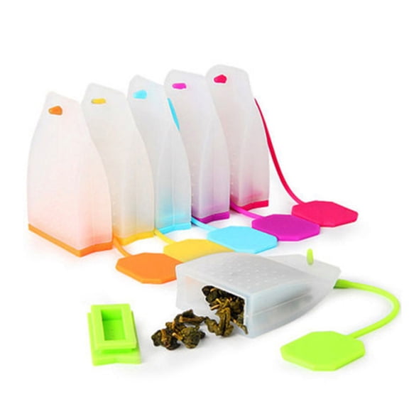 FELTECHELECTR Silicone Loose Leaf Tea Infuser with Handle for Mugs - 1 Piece Tea Steeper