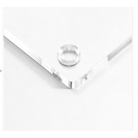 FELTECHELECTR Modern Acrylic Picture Display Frame, Clear Frameless Design for Wall Decor