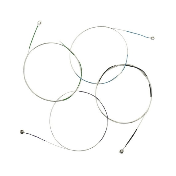 FELTECHELECTR Multi Colored Steel Core Nickel Plated Ball End Stainless Steel Wire Violin String 1 Violin Use
