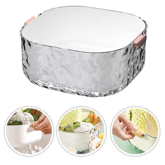 FELTECHELECTR Multifunctional Colander Large Capacity Drain Basket Salad Strainer