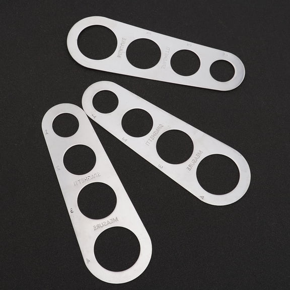 FELTECHELECTR Noodle Measuring Ruler 3Pcs Compact Spaghetti Measurer for Cooking Kitchen Gadget