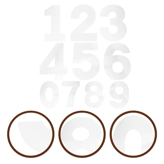 FELTECHELECTR Number Cake Template 1 Set Practical for Home Bakers in Everyday Use and Special Events