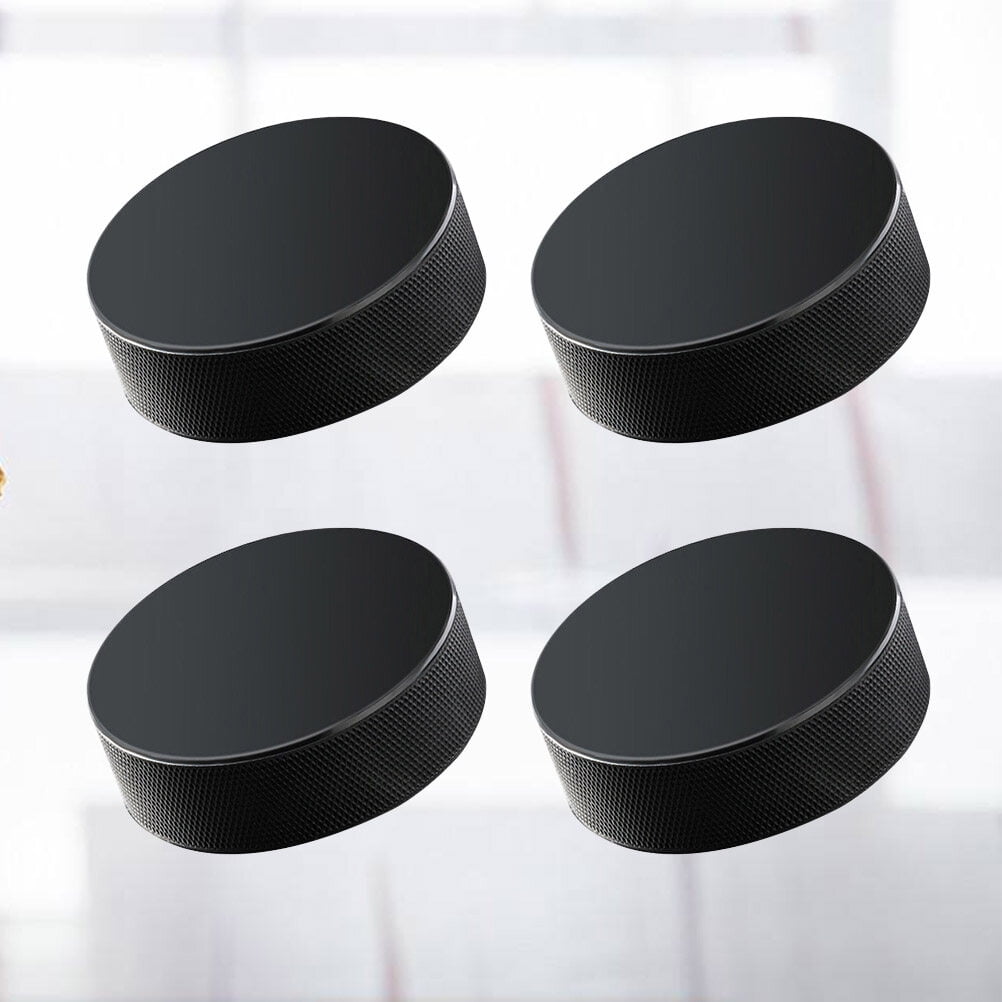 FELTECHELECTR Official Hockey Pucks Black Flat for Ice Hockey Training and Professional Game