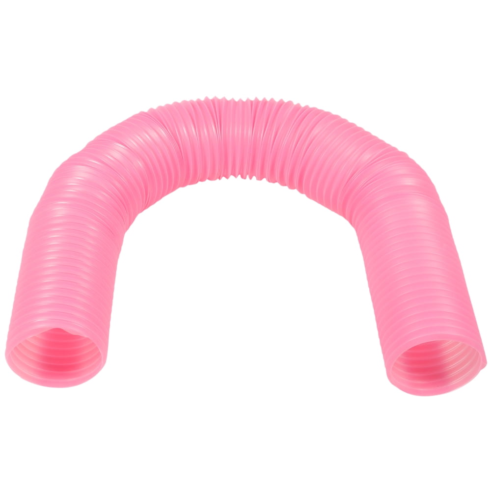 FELTECHELECTR Pink Foldable Design Pet Tunnels for Hamsters and Ferrets with Training Function 1Set 39.4x3.9x3.9in