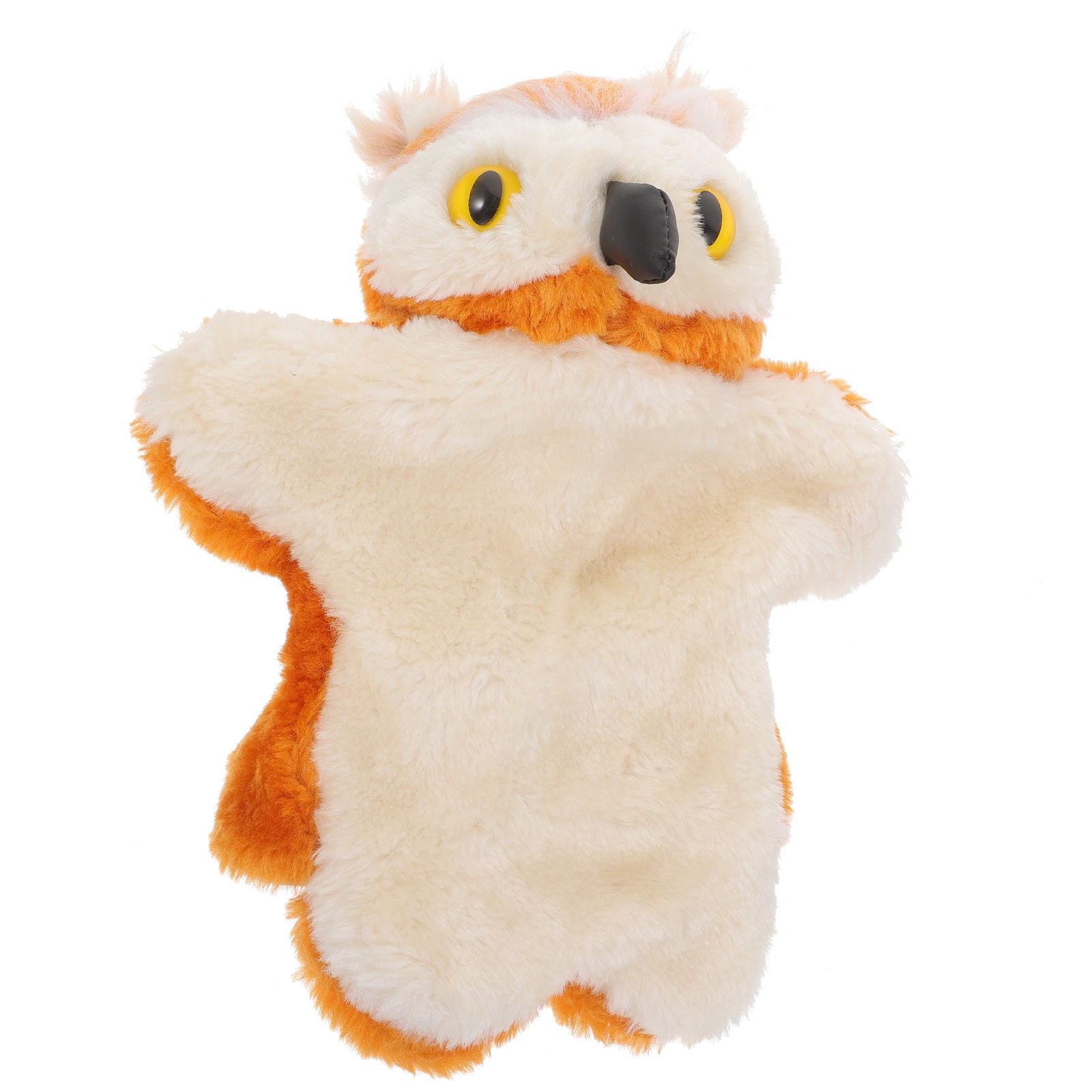 FELTECHELECTR Plush Hand Puppet Owl Shape 1Pack Multi Colored for ...