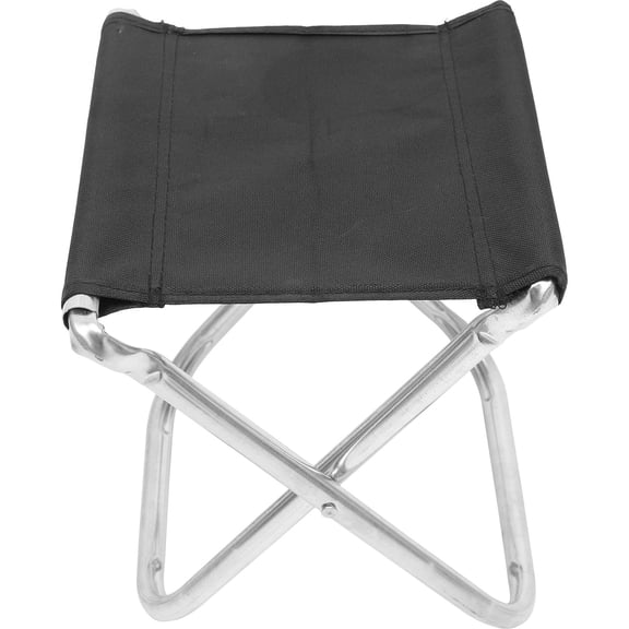FELTECHELECTR Portable Folding Chair for Fishing Camping with Aluminum Alloy Frame and Carry Bag Black 100kg Capacity