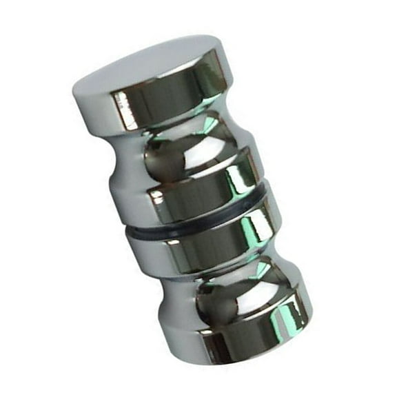 FELTECHELECTR Replacement Shower Door Handles Stainless Steel 1Set Silver 6 x 3 Cm for