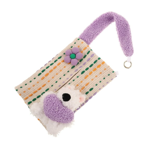 FELTECHELECTR Road Trips Car Tissue Holder Multi Fabric 1Pcs Essential Vehicle Accessory