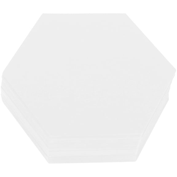 FELTECHELECTR Sewing Craft Templates 60 Sheets Drawing Painting Paper Hexagon Shape