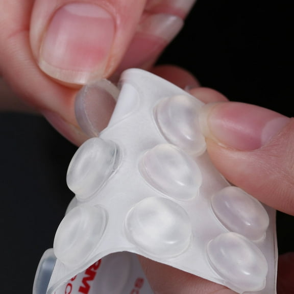 FELTECHELECTR Silicone Bumper Pads 90Pcs Transparent Self Adhesive Bumpers for Cabinets
