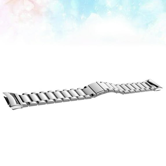 FELTECHELECTR Silver Stainless Steel Watchband -R360 Compatible Replacement Watch Bands 1Pack for Men and Women