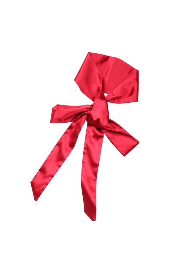 Womens Elegant Silk Bow Belt Accessory for Formal Occasions, Stylish 1 Set
