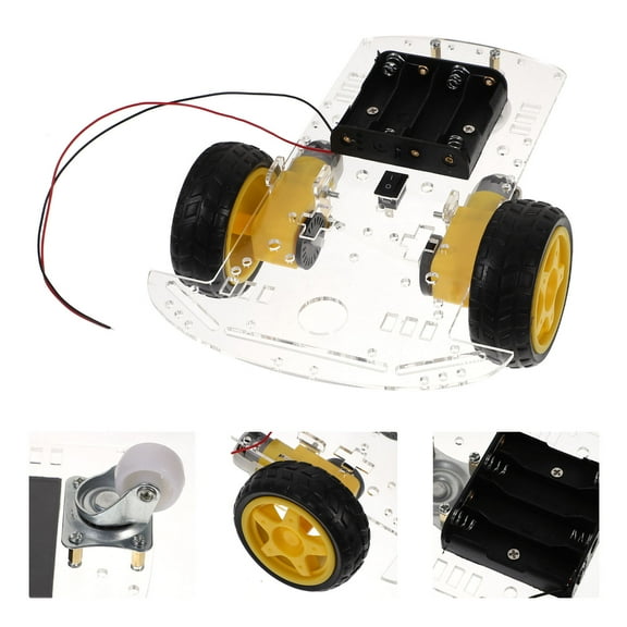 FELTECHELECTR Smart Robot Car Chassis Kit 1Pack Perfect for Educational Experiments and Hobby Projects