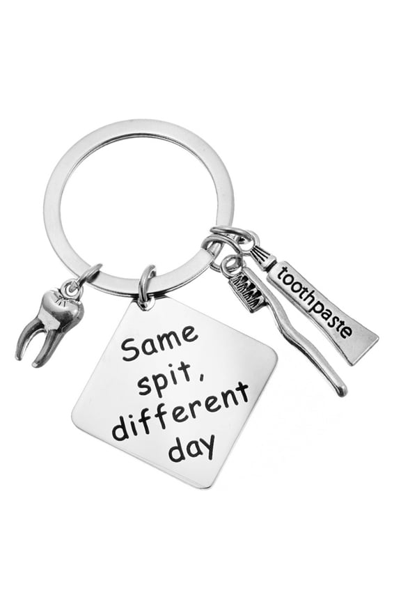 Tooth Charm Keychain 1Pack For Stylish Bag And Backpack Decor