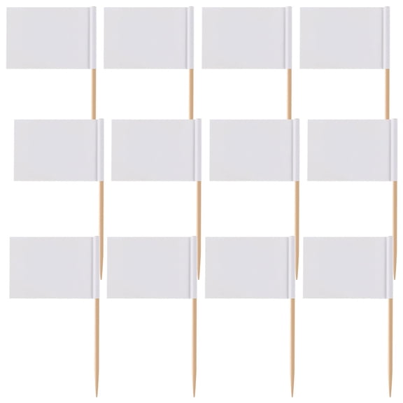FELTECHELECTR Toothpick Flags 200Pcs for Wedding Parties Fruit Decoration Flag Shape