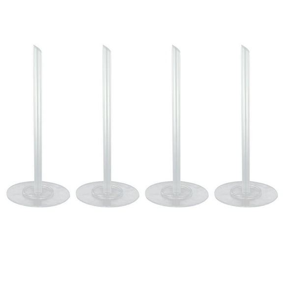 FELTECHELECTR Plastic Cake Support Racks White 4Pcs 9.1x3.9In