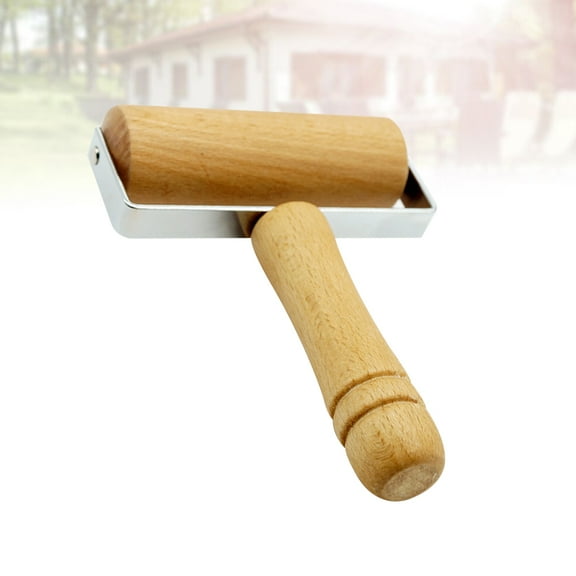 FELTECHELECTR Wood Pastry Pizza Roller for Dough Rolling Home Use 1PC