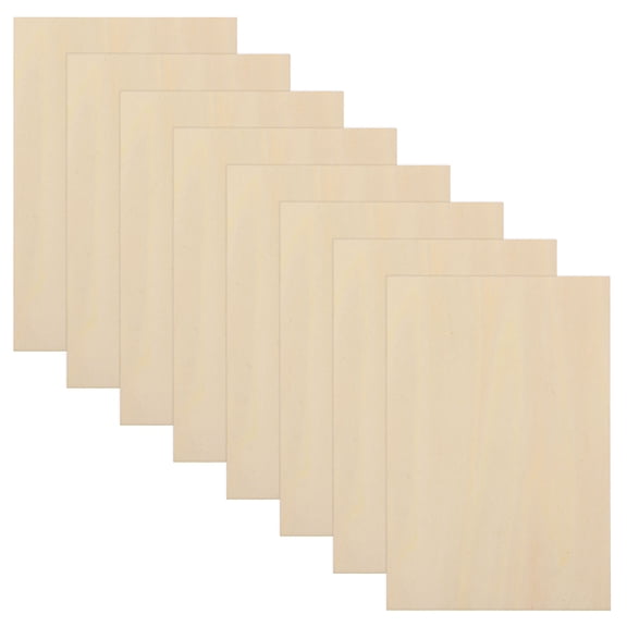 FELTECHELECTR 15Pcs Unpainted Wood Planks for Crafting Art Projects Wall Decor Christmas Decorations