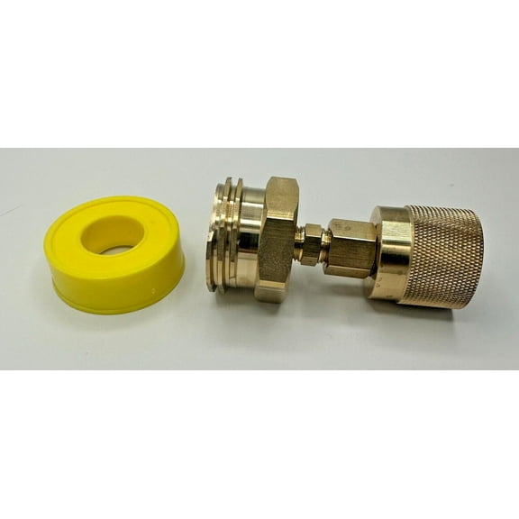 FEMALE FORKLIF TO M. 1-3/4" ACME THREAD VAPOR LIQUID TRANSFER VALVE ADAPTER FILL