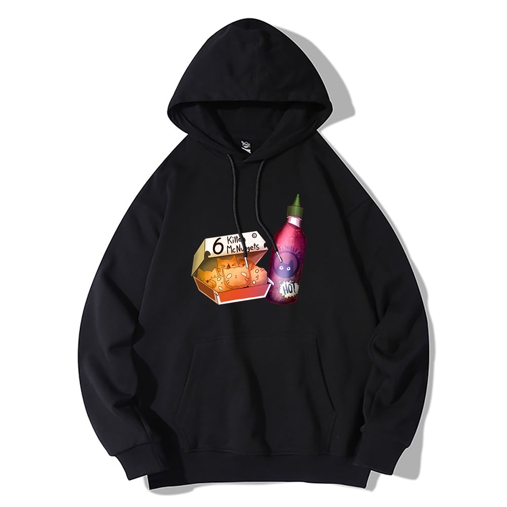 FEMBOY Fast Food Lover Hoodie Unisex 6 kitten And Sweet Chili Sauce