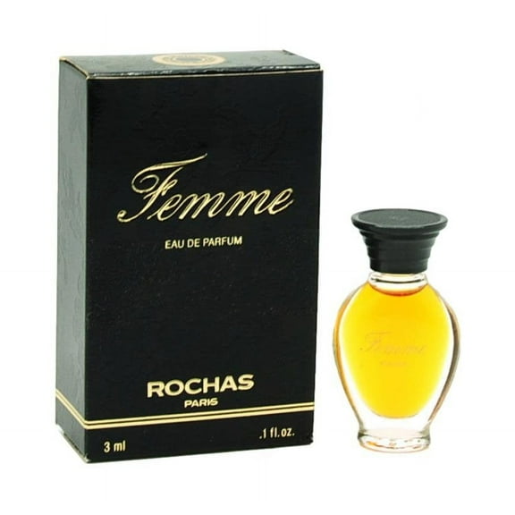 Rochas Femme 0.1 oz EDP splash for women miniature perfume 3ml NIB